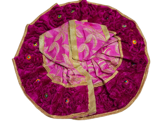 Royal Magenta Velvet Poshak