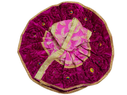 Royal Magenta Velvet Poshak